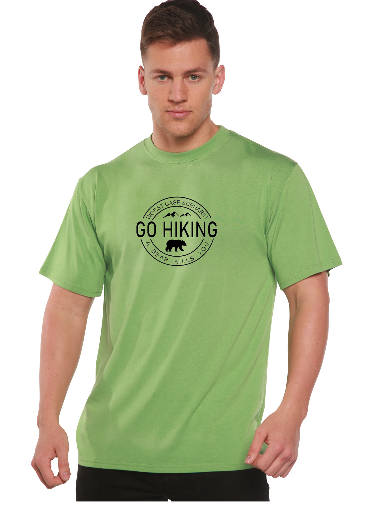Go Hiking Men's Bamboo Graphic Tee