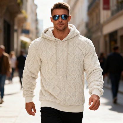 Men's Plush Fleece Pullover Hoodie