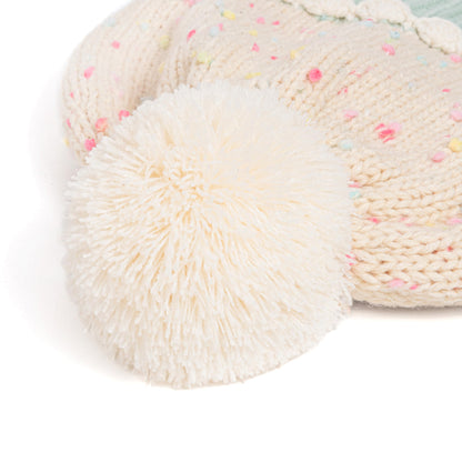Cupcake Knit Beanie for Kids, Fleece Lined