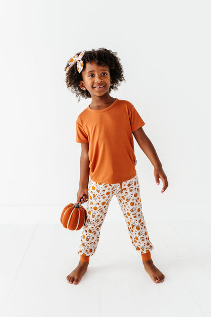 Pumpkin Spice Kids Jogger Set
