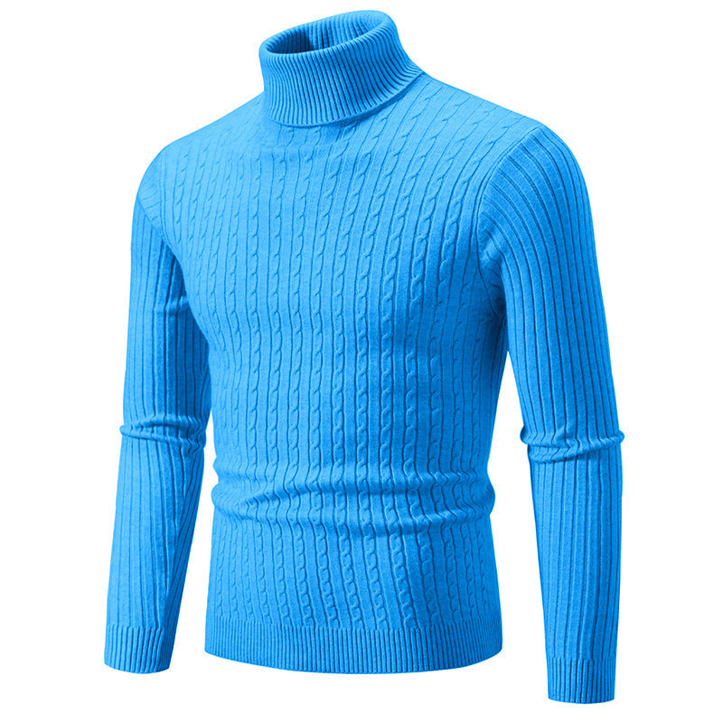 Men's Twist-Knit Pullover Sweater