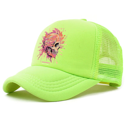 Men's Skull Baseball Cap – 6 Colors