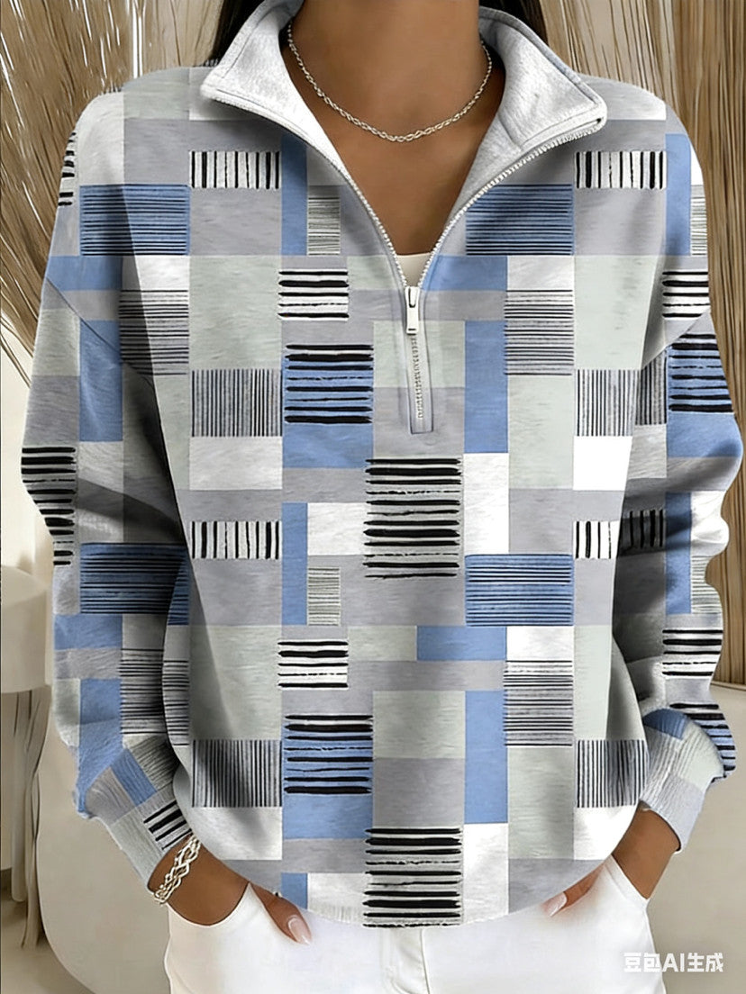 Women's Half-Zip Pullover Hoodie