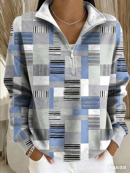 Women's Half-Zip Pullover Hoodie