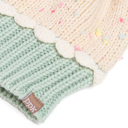 Cupcake Knit Beanie for Kids, Fleece Lined