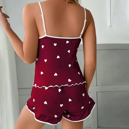 Women's Geometric Print Cami & Shorts Pajama Set