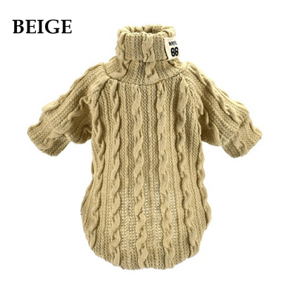 Knit Turtleneck Sweater for Small Dogs & Cats