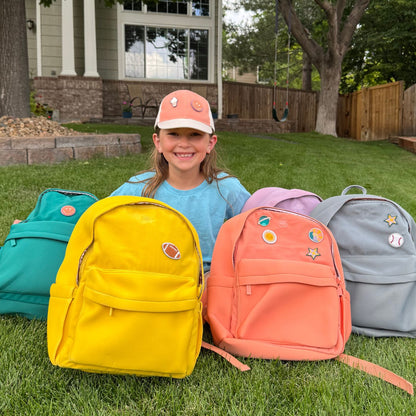 Kids' Neoprene Backpack with Velcro Patch Panel (Ages 3–12)