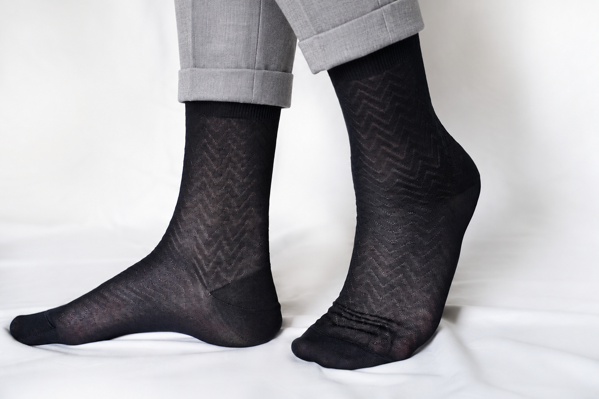 Men's Mercerized Cotton Dress & Trouser Socks, 3-Pack