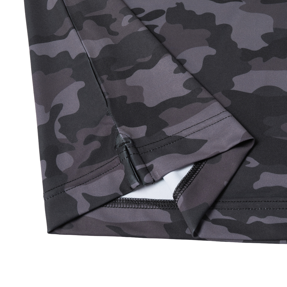Men's Performance Polo, Black Camo