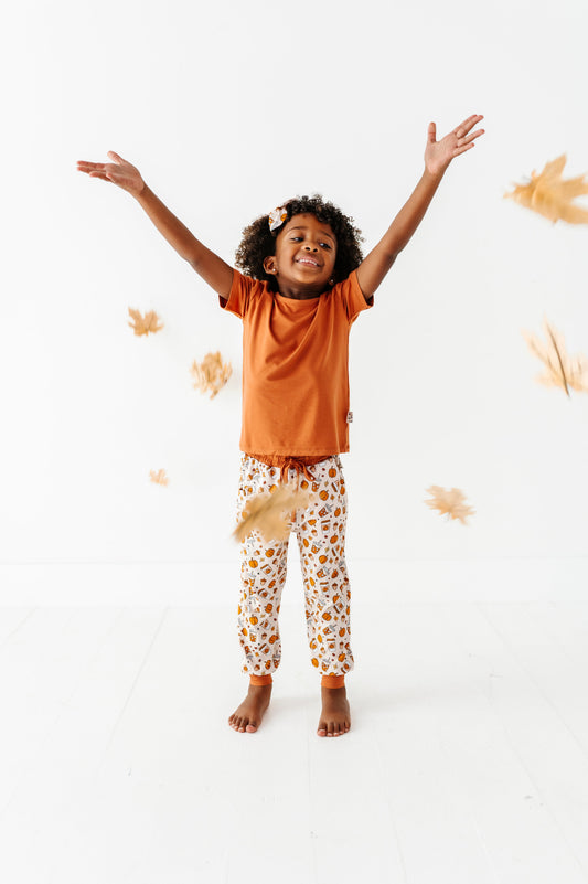Pumpkin Spice Kids Jogger Set