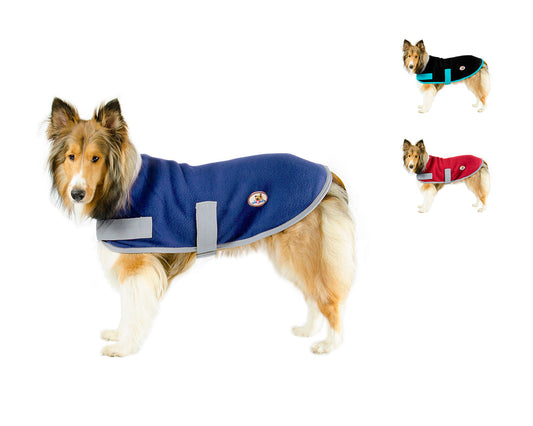 All-Purpose Fleece Lounger Dog Sweater – Indoor Blanket or Outdoor Coat