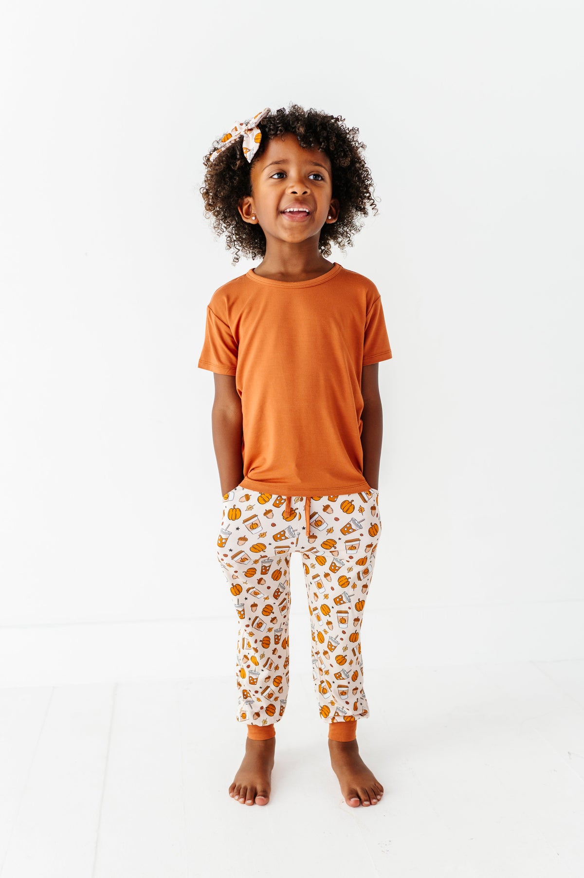 Pumpkin Spice Kids Jogger Set