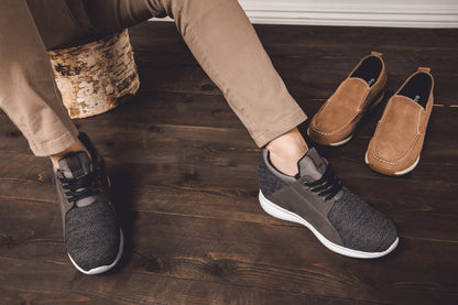 Men's Charcoal Elevator Sneakers