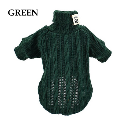 Knit Turtleneck Sweater for Small Dogs & Cats