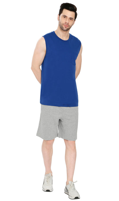 Men's Cotton Knit Shorts – Elastic Waist