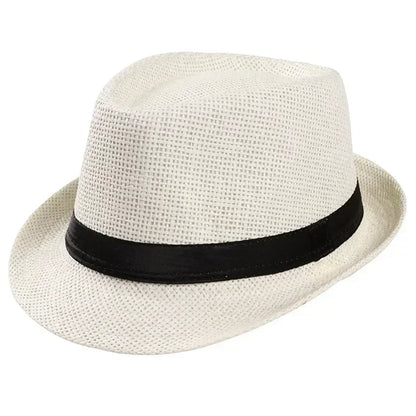 Foldable Wide-Brim Straw Sun Hat