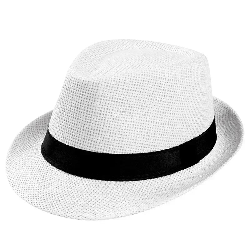 Foldable Wide-Brim Straw Sun Hat