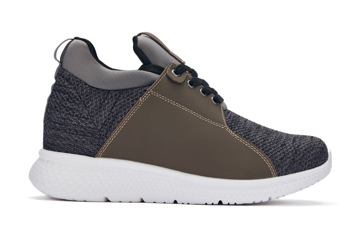 Men's Charcoal Elevator Sneakers