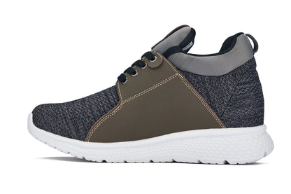 Men's Charcoal Elevator Sneakers
