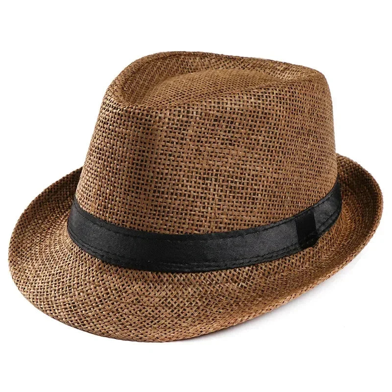 Foldable Wide-Brim Straw Sun Hat