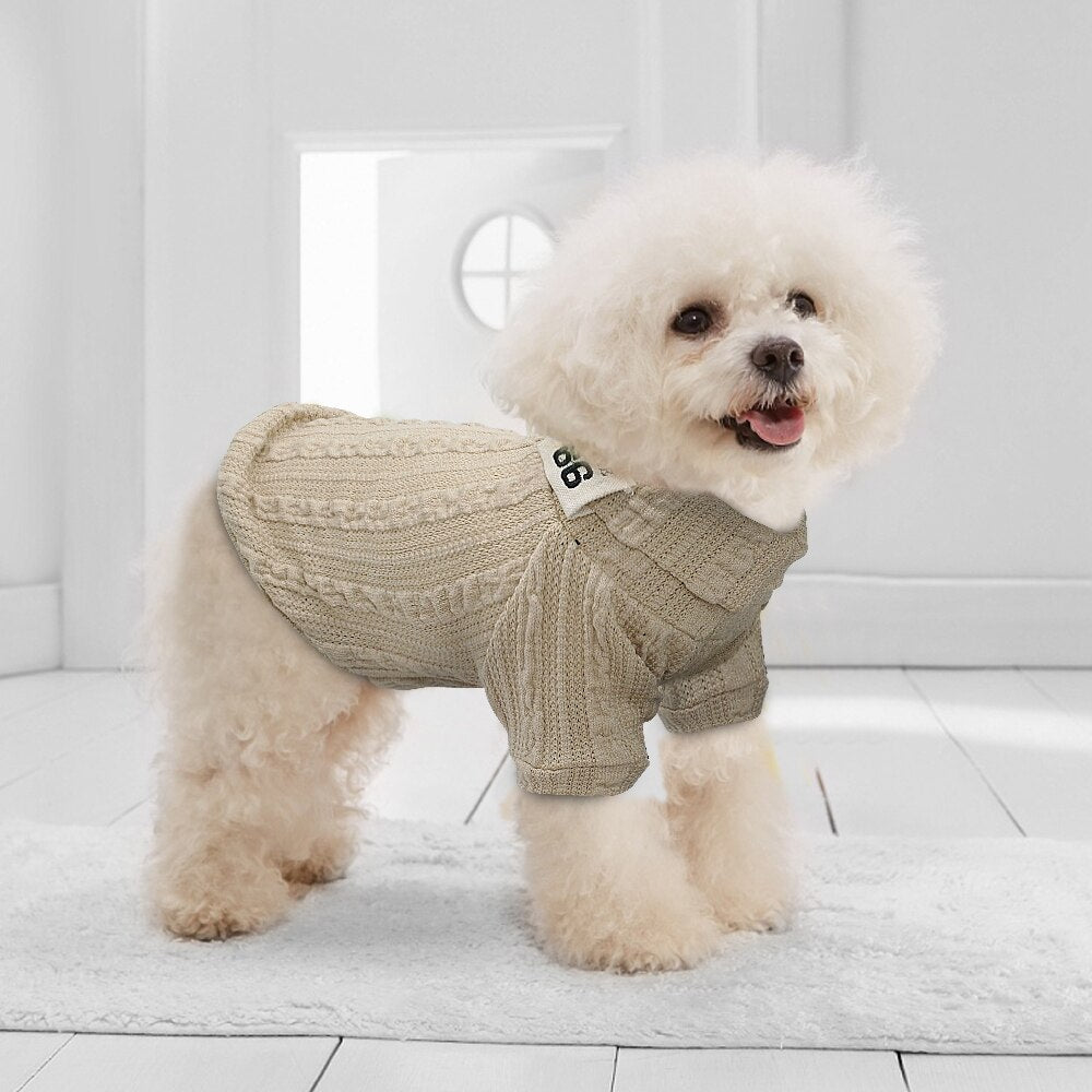 Knit Turtleneck Sweater for Small Dogs & Cats