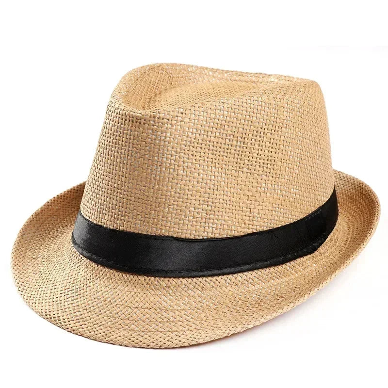 Foldable Wide-Brim Straw Sun Hat