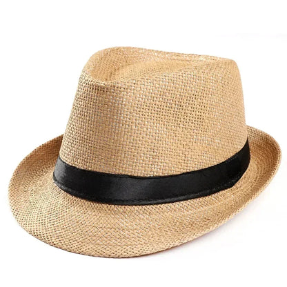 Foldable Wide-Brim Straw Sun Hat