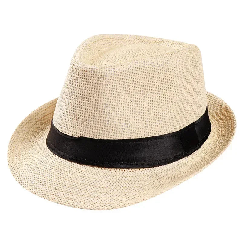 Foldable Wide-Brim Straw Sun Hat