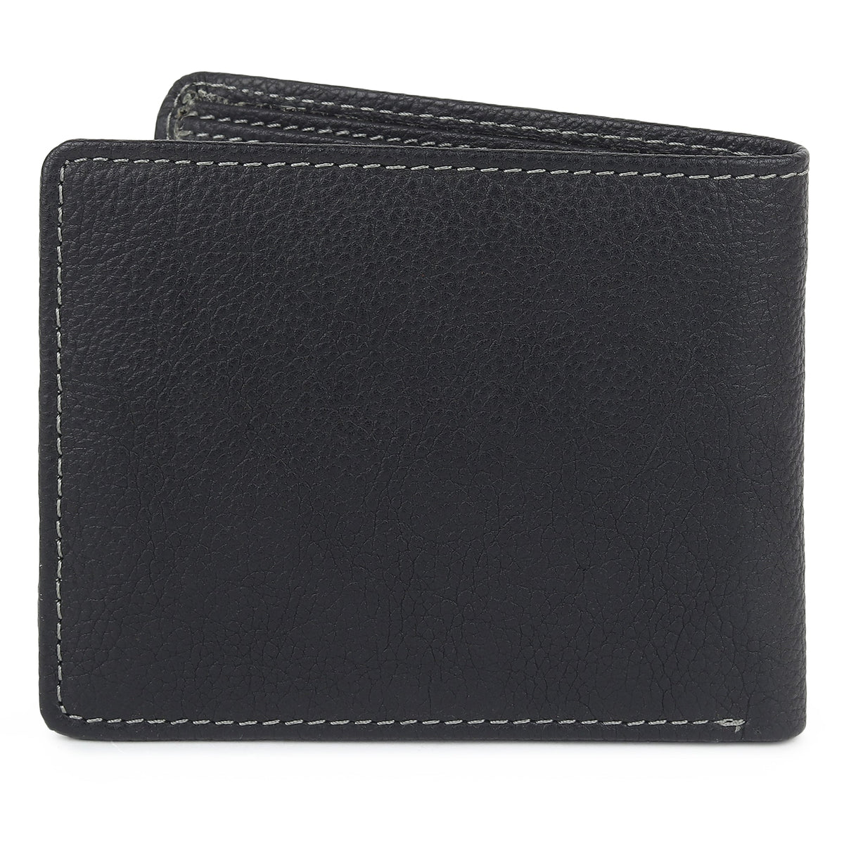 Men's Black Textured Leather Wallet