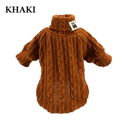 Knit Turtleneck Sweater for Small Dogs & Cats