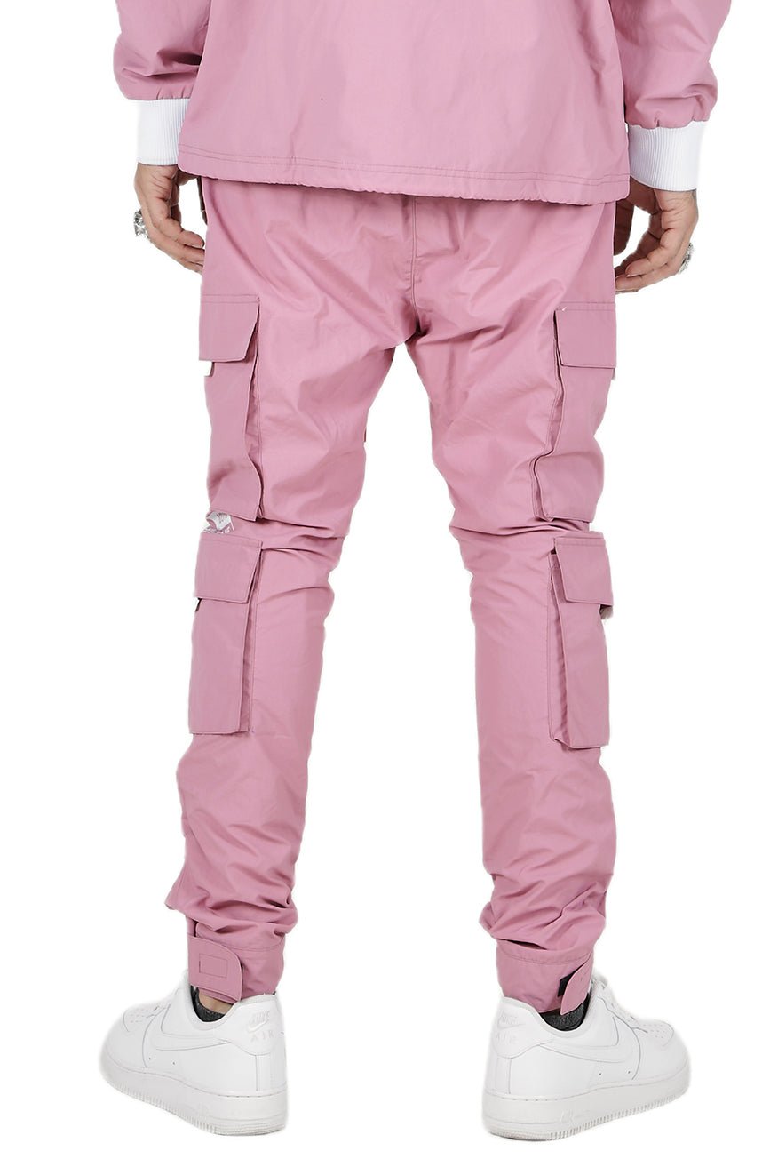 Men's Nylon Cargo Jogger Pants
