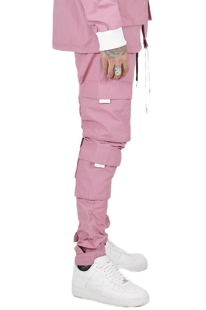 Men's Nylon Cargo Jogger Pants