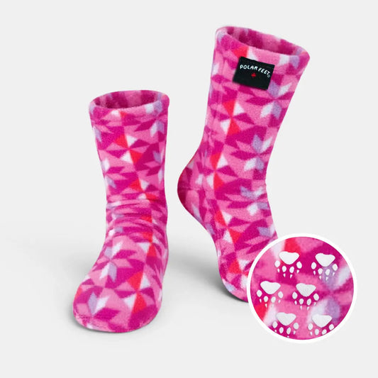 Kids' Nonskid Fleece Socks – Kaleidoscope