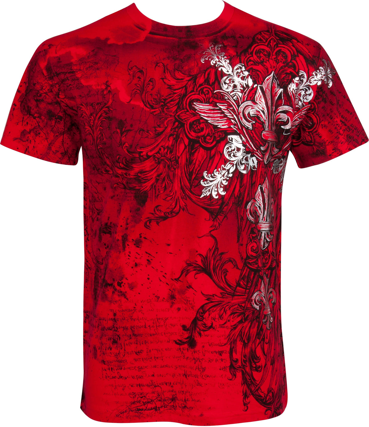 Men's Fleur-de-Lis & Vines Graphic Tee