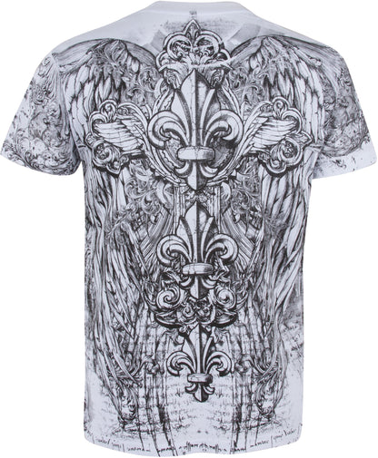 Men's Fleur-de-Lis & Vines Graphic Tee