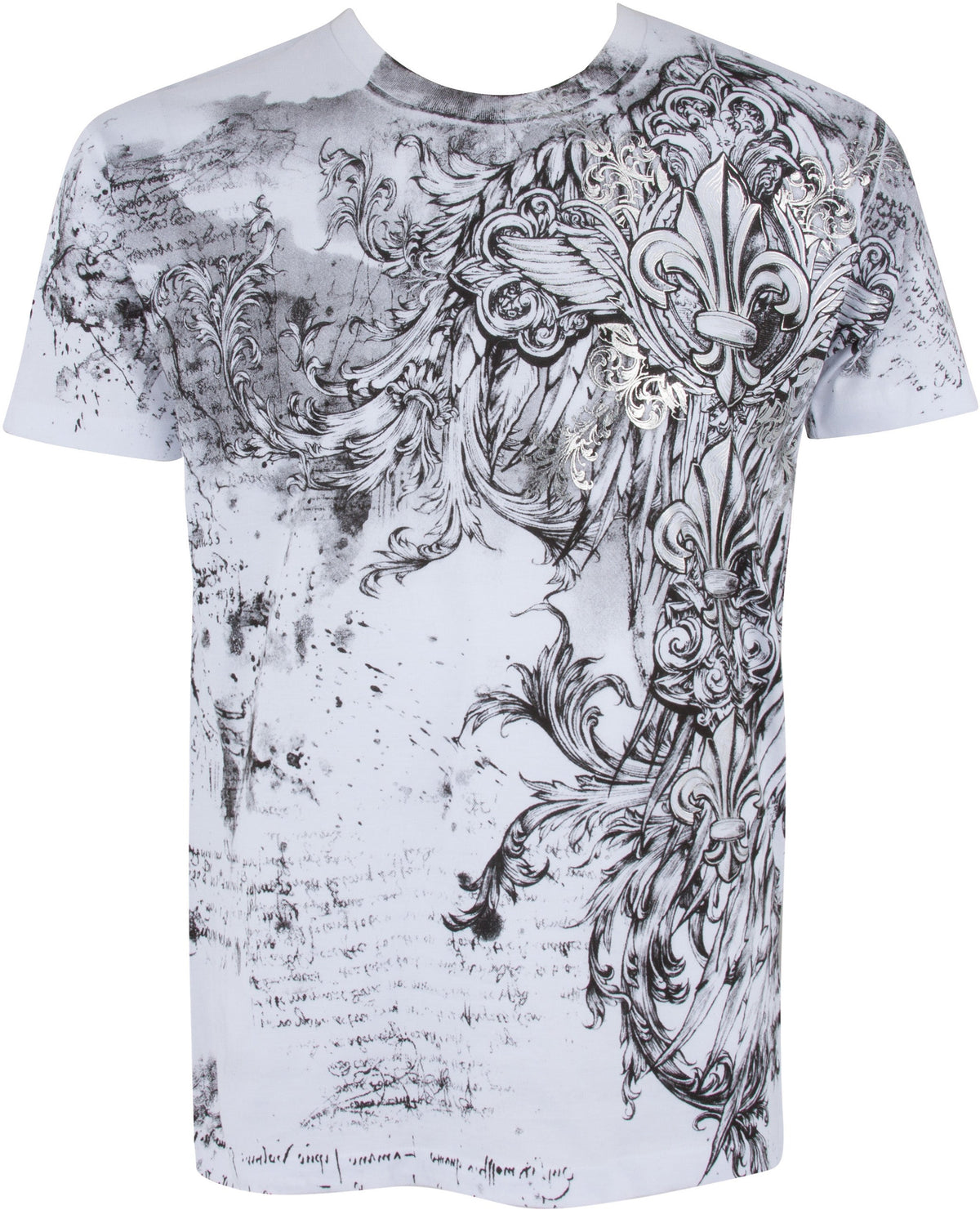 Men's Fleur-de-Lis & Vines Graphic Tee
