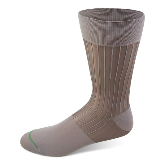 Men's Thick & Thin Dress Socks, Khaki