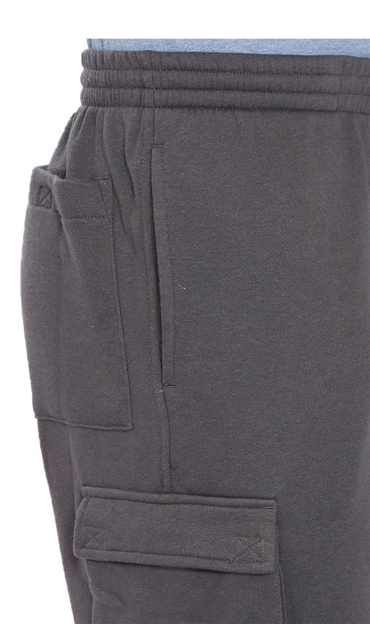 Men's Brushed Fleece Cargo Pants