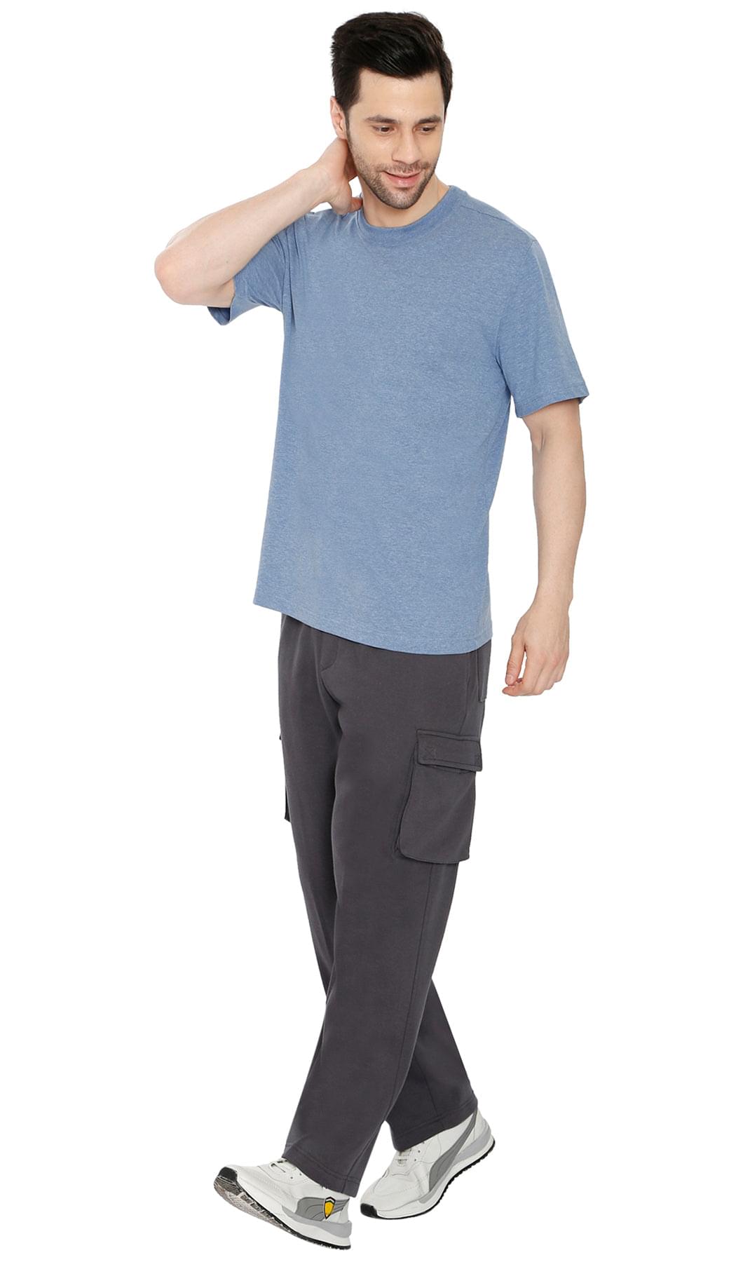 Men's Brushed Fleece Cargo Pants