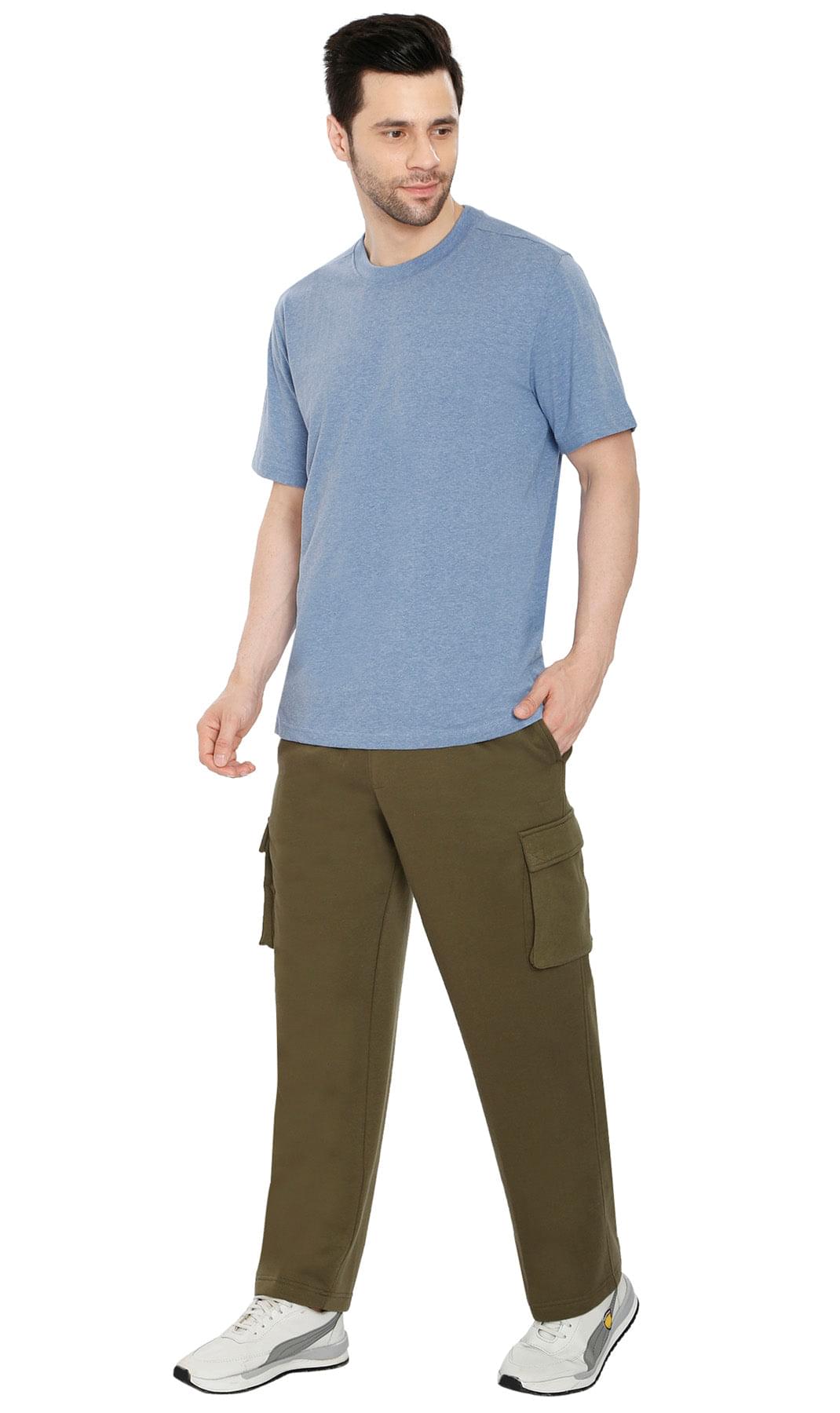 Men's Brushed Fleece Cargo Pants