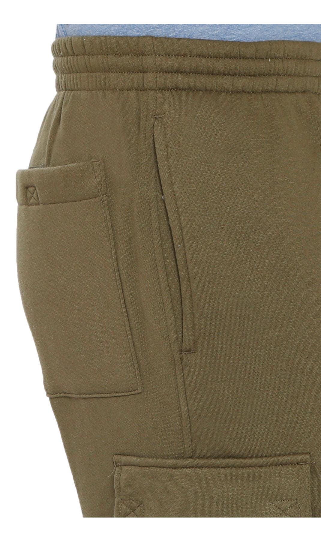 Men's Brushed Fleece Cargo Pants