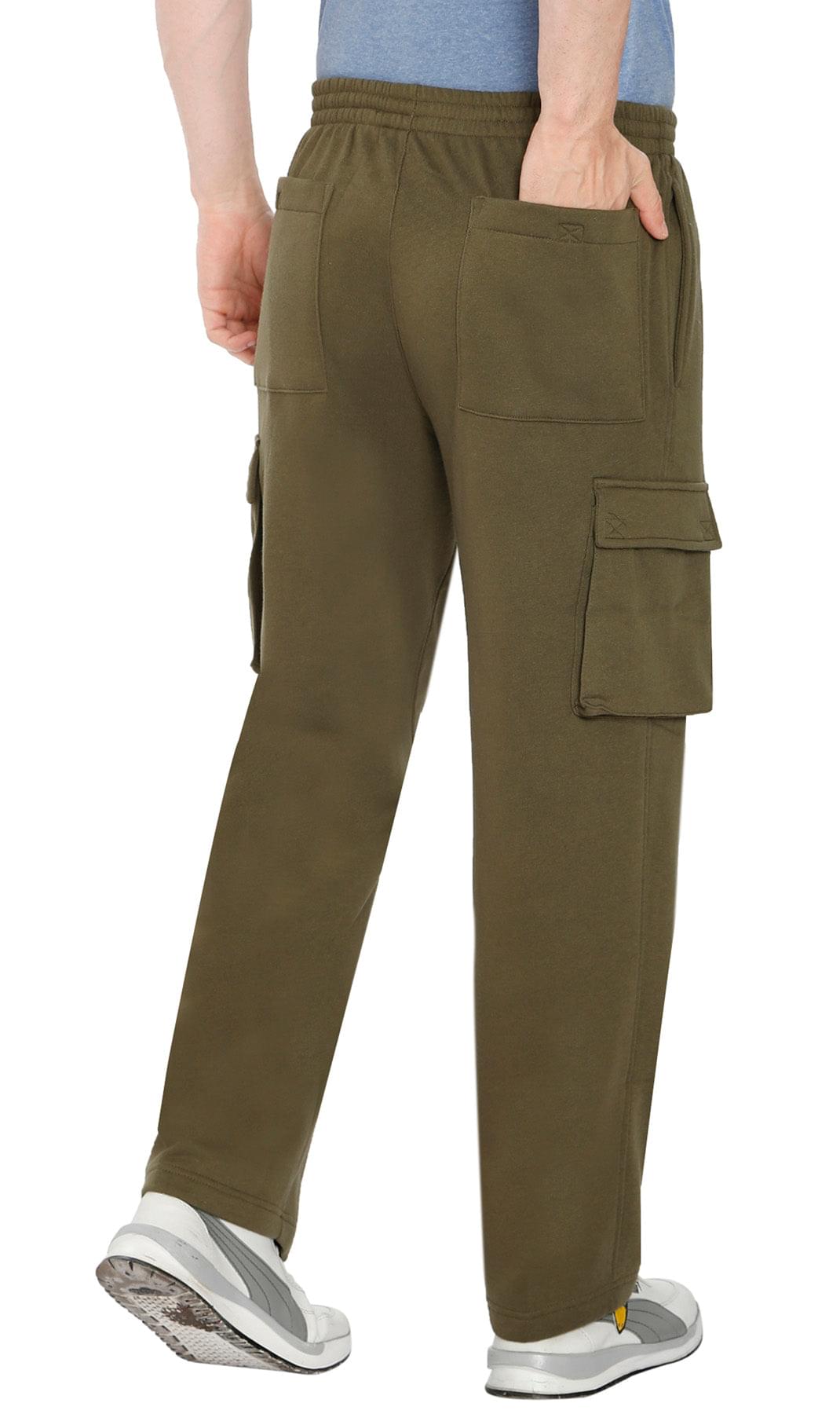 Men's Brushed Fleece Cargo Pants