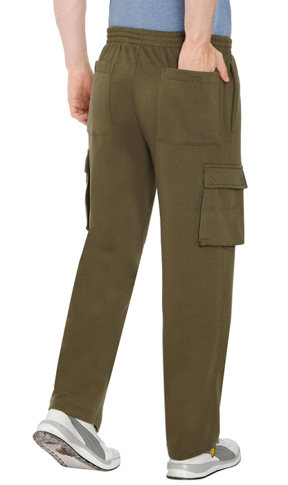 Men's Brushed Fleece Cargo Pants