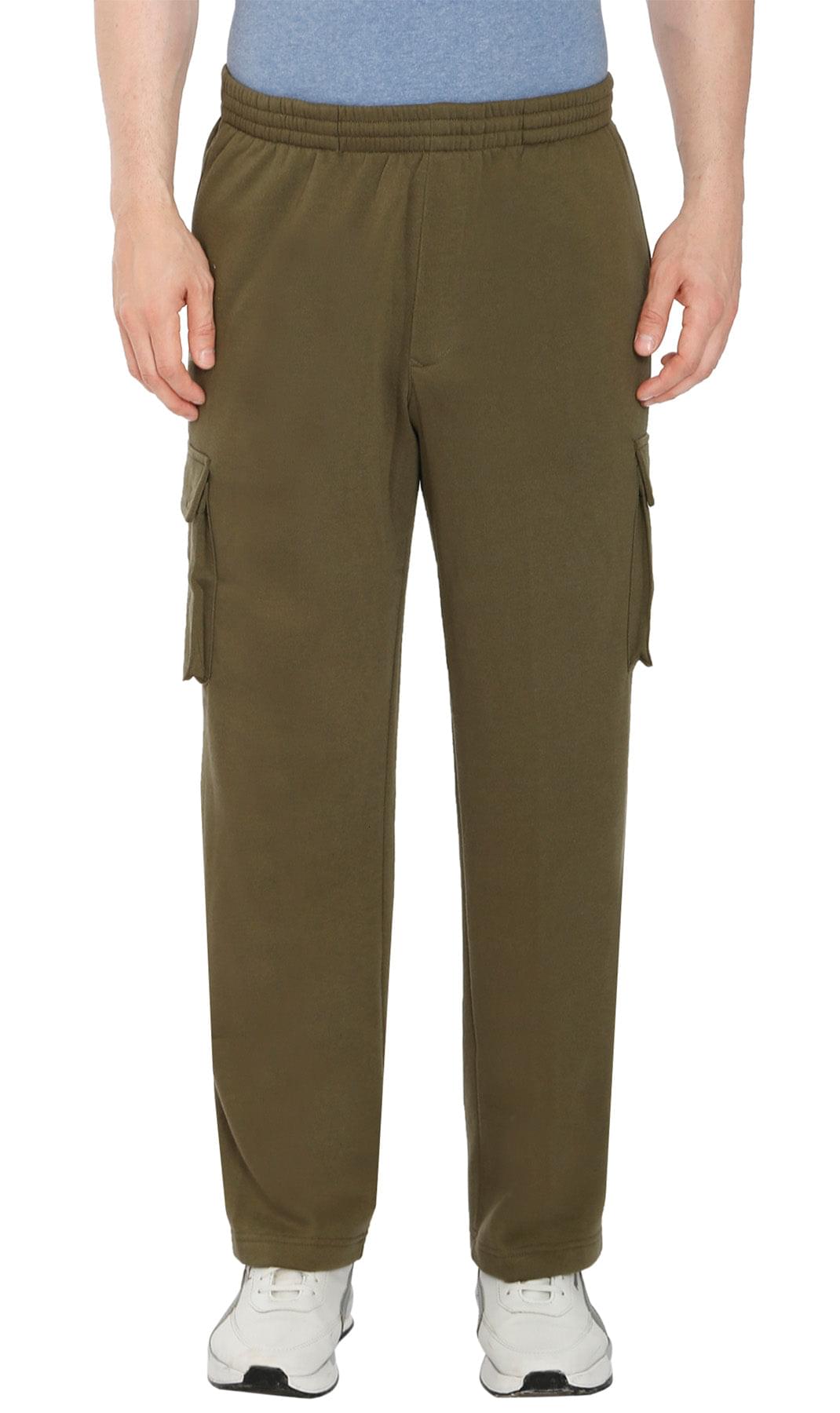 Men's Brushed Fleece Cargo Pants