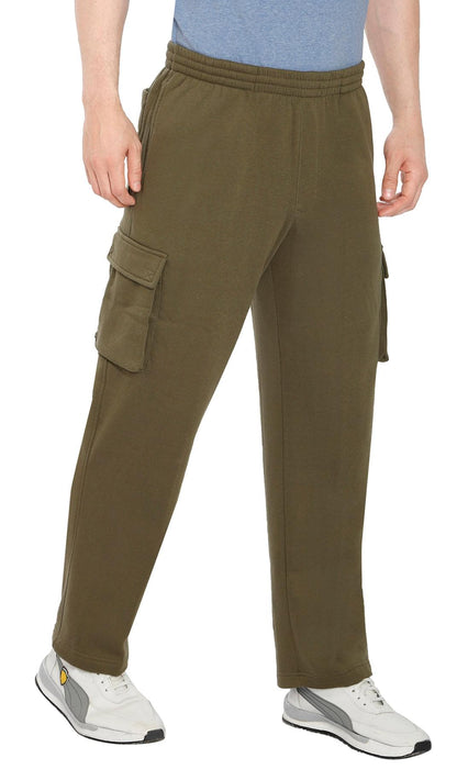 Men's Brushed Fleece Cargo Pants
