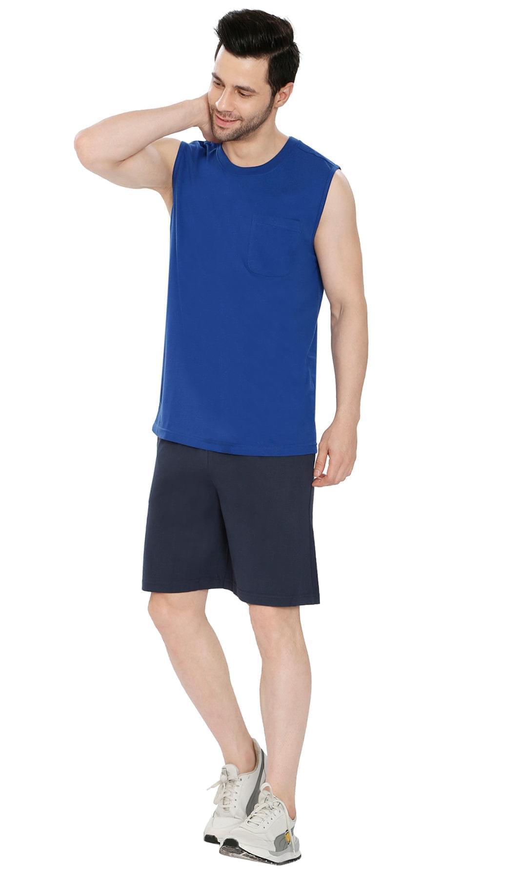 Men's Cotton Knit Shorts – Elastic Waist