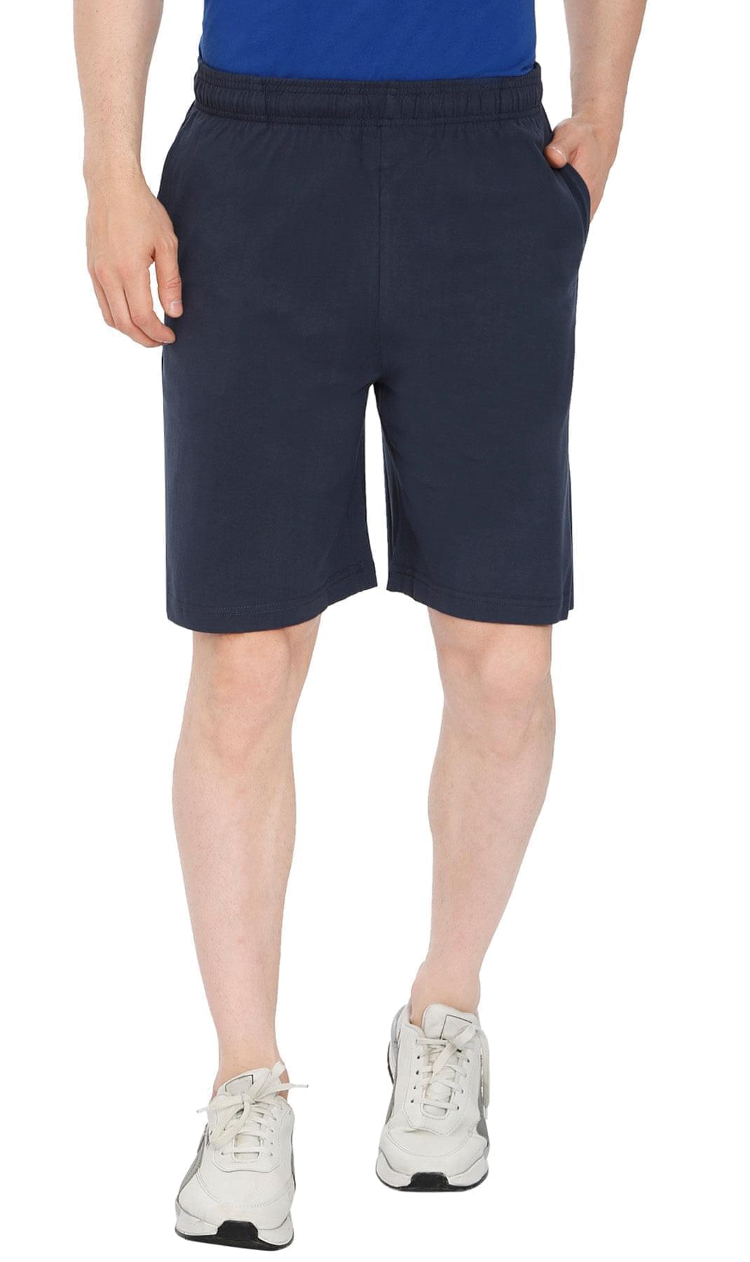 Men's Cotton Knit Shorts – Elastic Waist