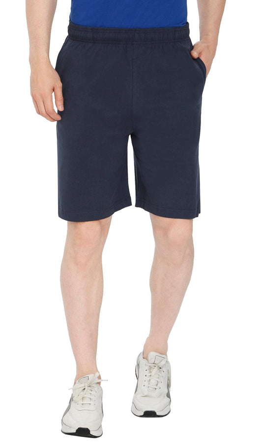 Men's Cotton Knit Shorts – Elastic Waist