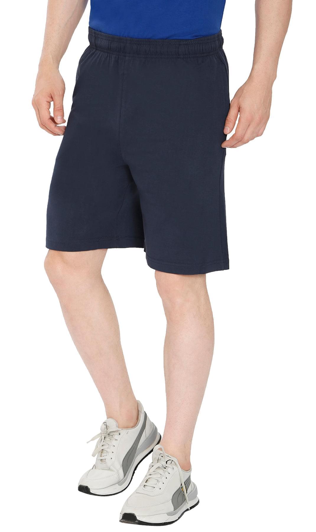 Men's Cotton Knit Shorts – Elastic Waist